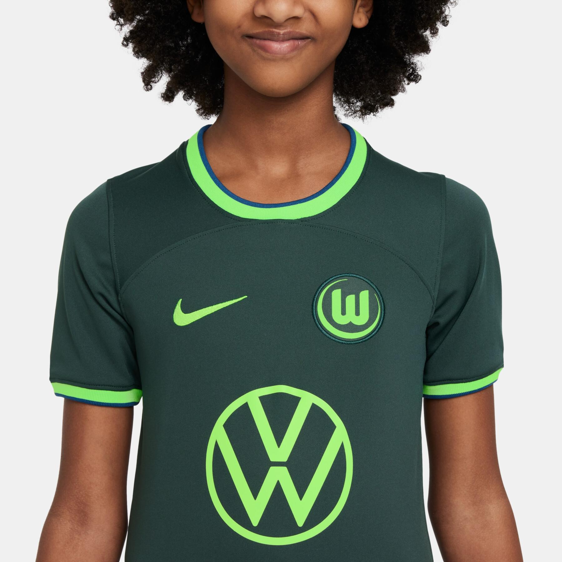 Camisola para crianças ao ar livre VFL Wolfsburg 2022/23