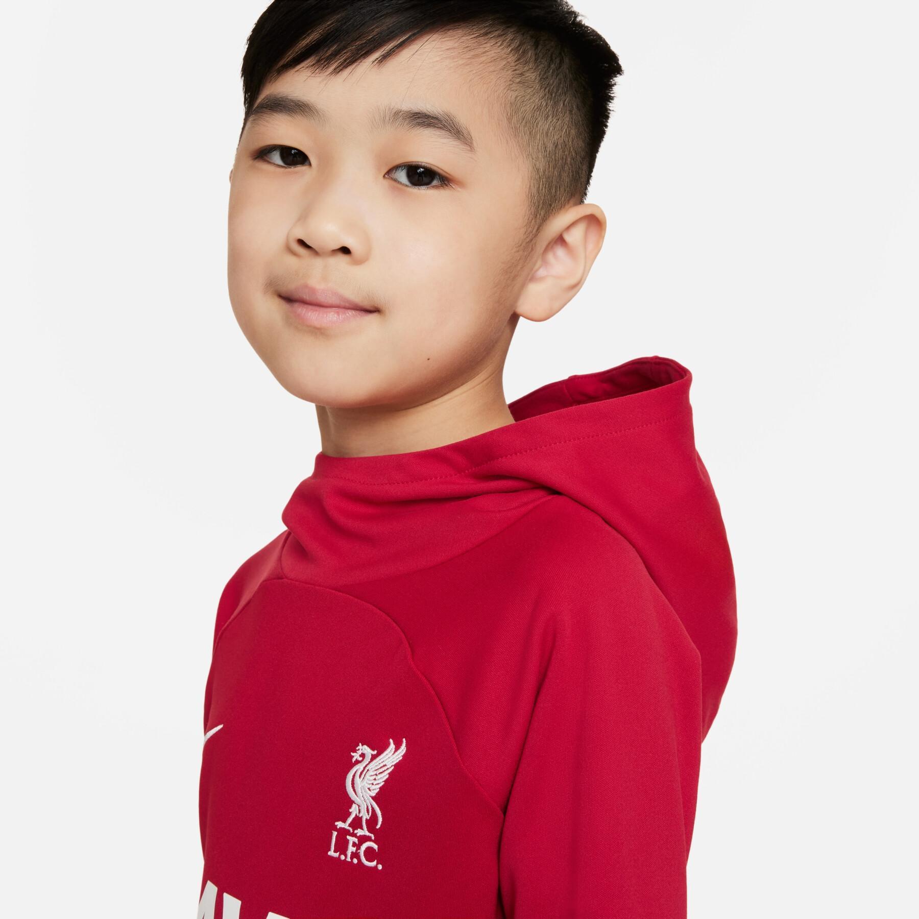 Camisola com capuz para criança Liverpool FC Academy Pro 2022/23