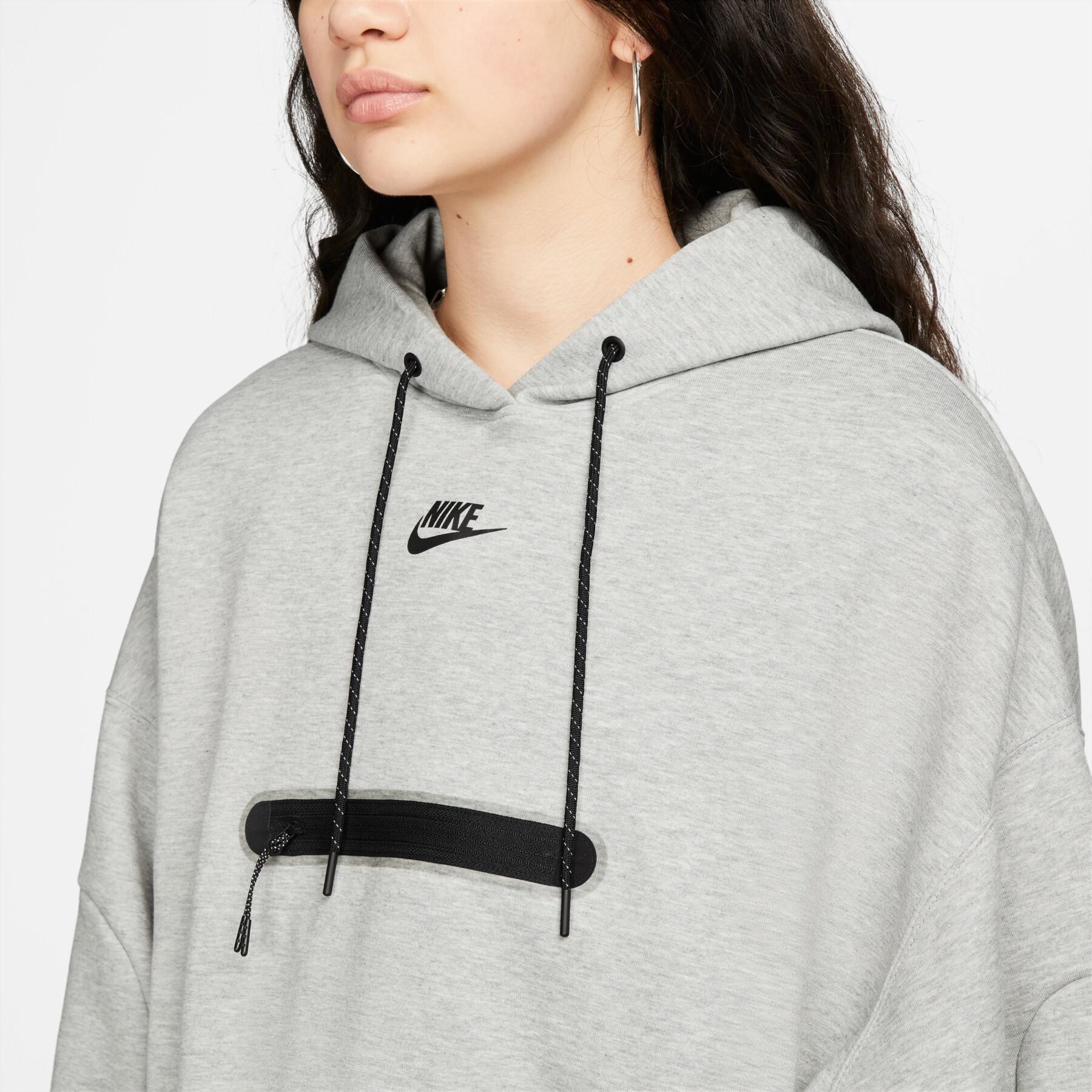 Camisola com capuz para mulheres Nike Sportswear Tech Essential