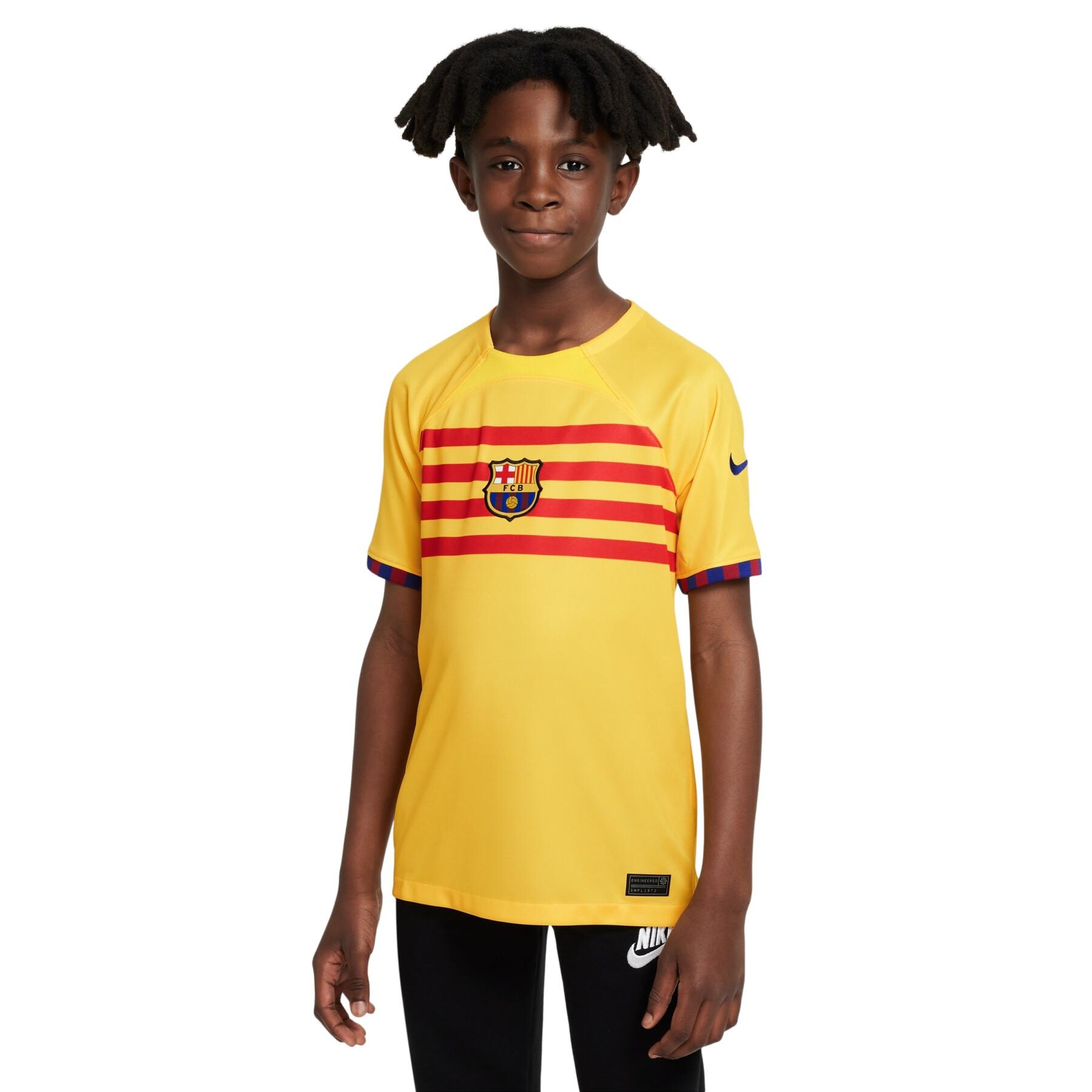 Quarta camisola para crianças FC Barcelone 2022/23