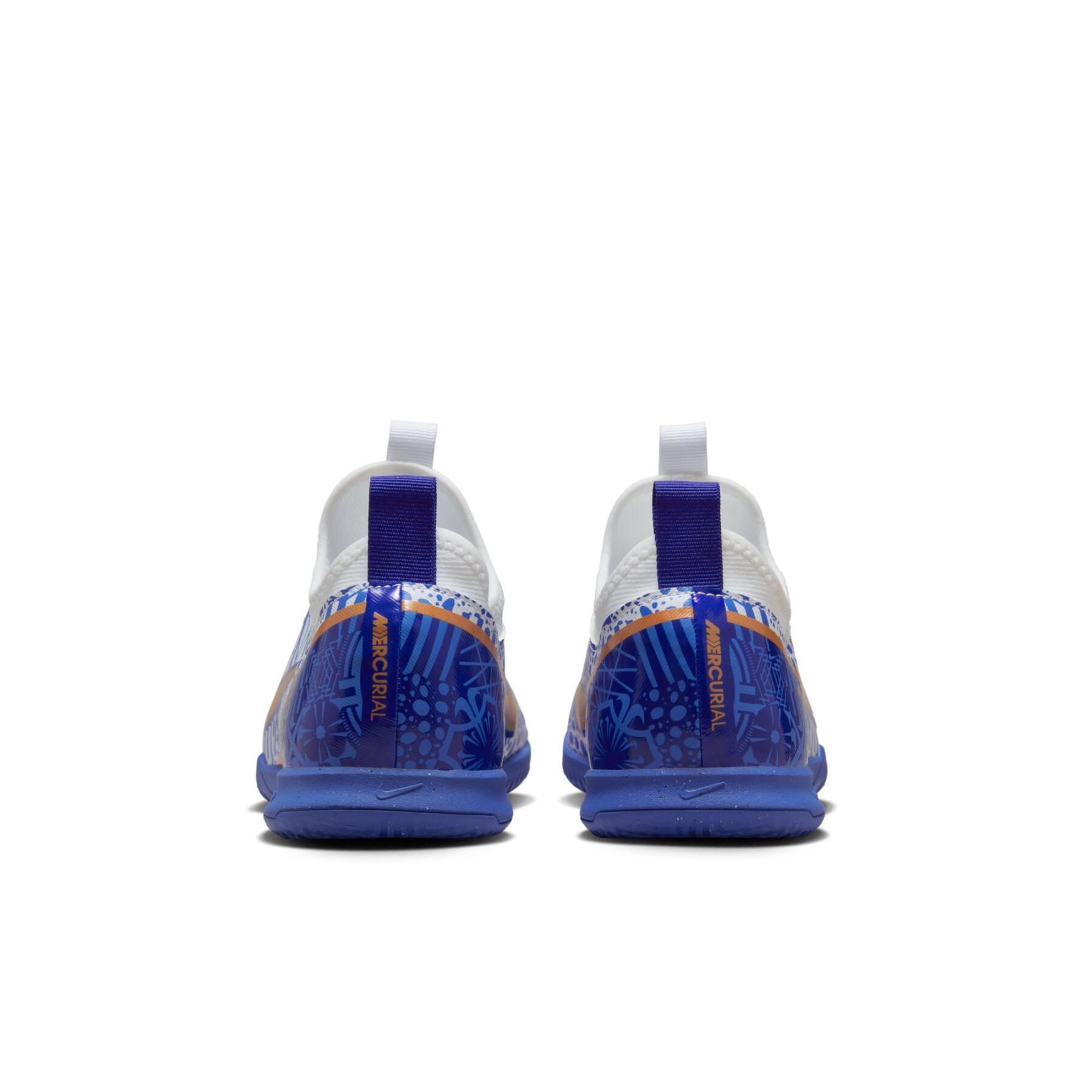 Sapatos de futebol para crianças Nike Zoom Mercurial Vapor 15 ACademy CR7 IC