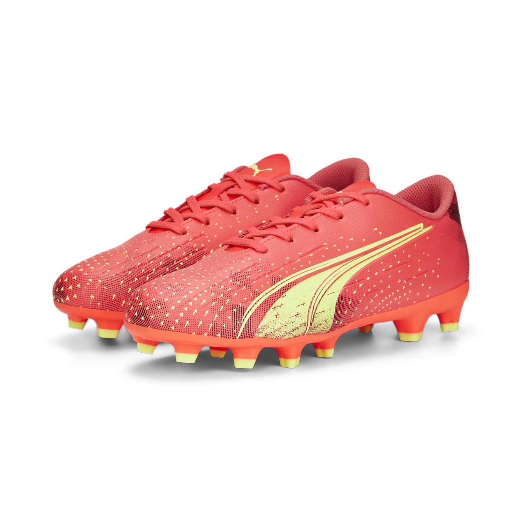 Sapatos de futebol para crianças Puma Ultra Play FG/AG - Fastest Pack