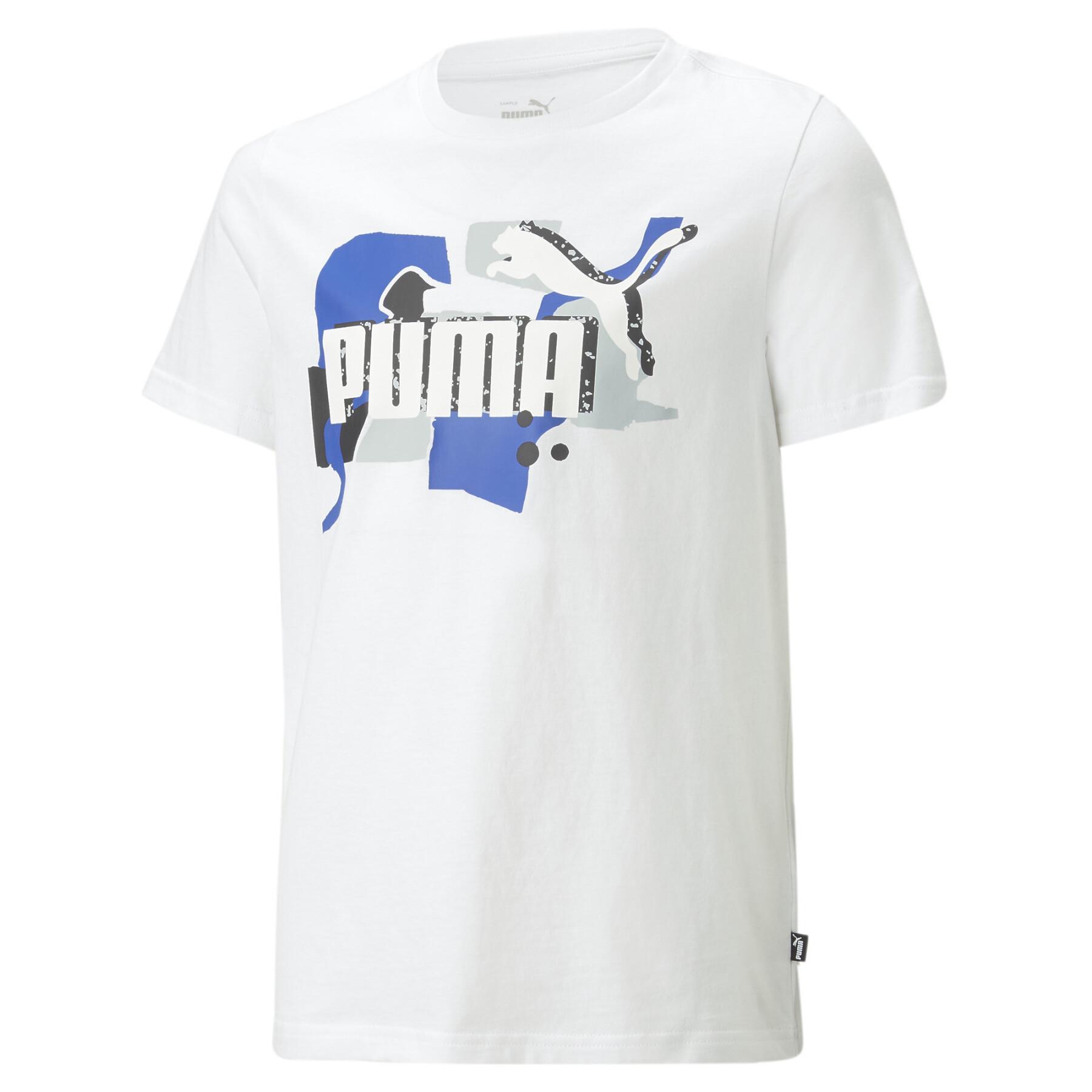 T-shirt com logotipo de criança Puma ESS+ Street Art