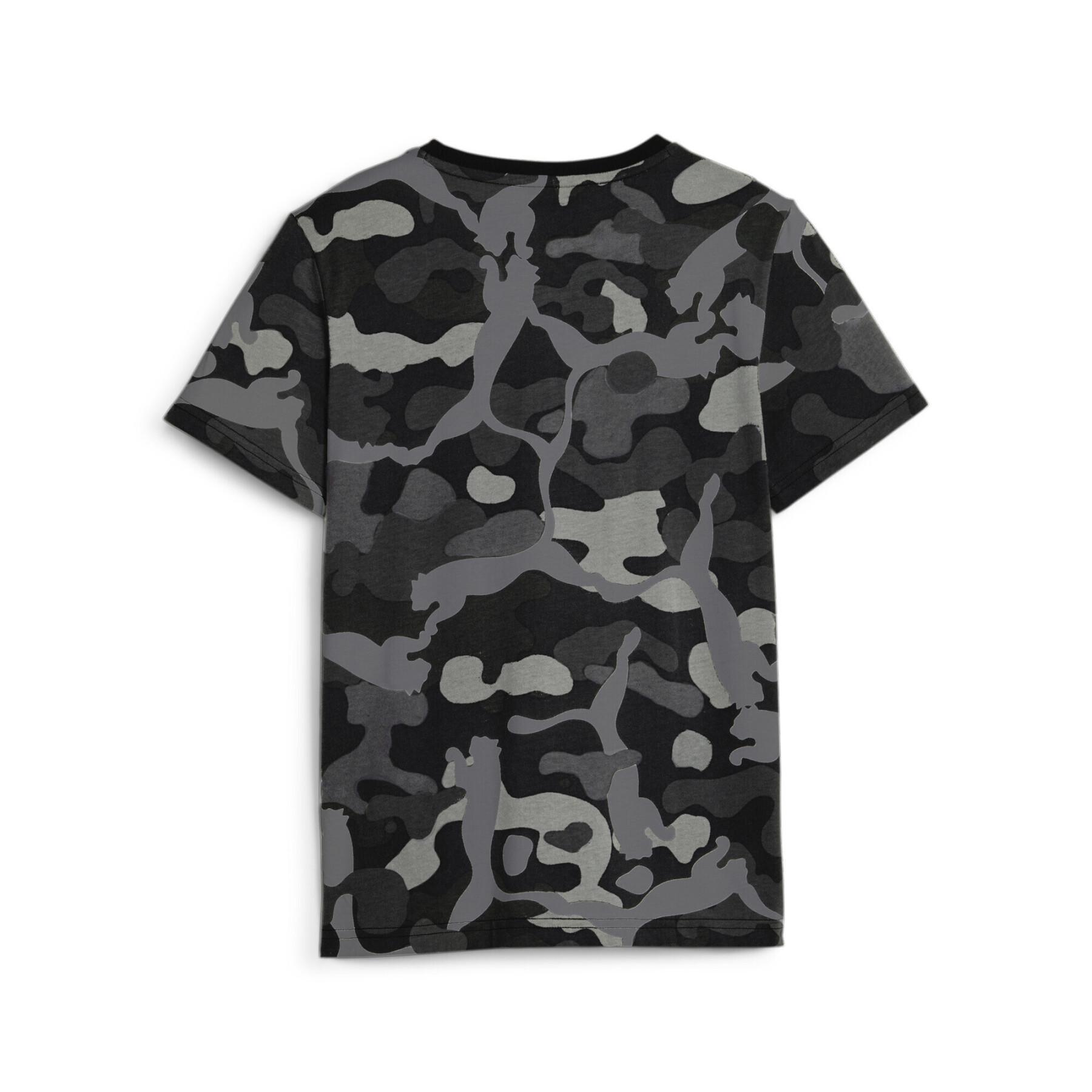 T-shirt de criança Puma Essentials+ Camo
