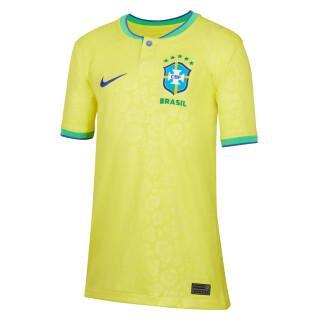 2022 Camisola do Campeonato do Mundo de Futebol para crianças Brésil