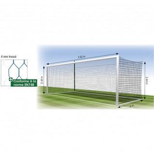 Rede de futebol europeu 4 mm mt 120 trepidação hexagonal (x2)