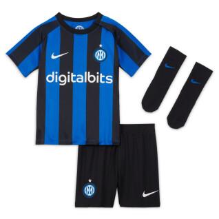Mini kit doméstico para bebés Inter Milan 2022/23
