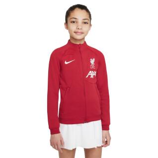 Casaco de fato de treino para crianças Liverpool FC Academy Pro Anthem 2022/23