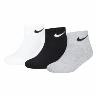 Conjunto de 3 meias de criança Nike Basic