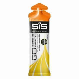 Pacote de 30 géis energéticos Science in Sport Go Isotonic - Orange - 60 ml