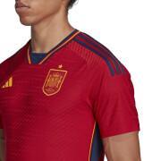 Autêntica camisola de casa do Campeonato do Mundo de 2022 Espagne