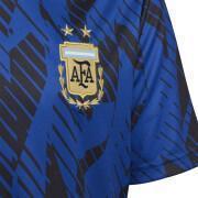 Camisola pré-jogo para crianças do Campeonato do Mundo de 2022 Argentine