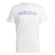 T-shirt com logotipo bordado linear camisola simples adidas Essentials