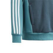 Camisola com capuz para criança adidas Tiberio 3-Stripes Colorblock