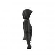 Camisola com capuz feminino adidas Z.N.E. Allover-Print