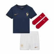 Mini kit do Campeonato do Mundo 2022 para bebés France
