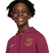 Casaco com capuz com fecho de correr para criança FC Barcelone Club Fleece Tech 2023/24